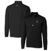 Men's Cutter & Buck Black Louisville Cardinals Traverse Stretch Quarter Zip-Pullover Top