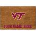 Virginia Tech Hokies 19.5'' x 29.5'' Personalized Door Mat