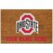 Ohio State Buckeyes 23'' x 35'' Personalized Door Mat