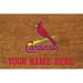 St. Louis Cardinals 23'' x 35'' Personalized Door Mat