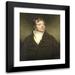 Charles Howard Hodges 12x14 Black Modern Framed Museum Art Print Titled - Portrait of a Man Perhaps J.W. Beynen (C. 1812 - C. 1813)