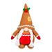 Christmas Gnome Faceless Gingerbread Man Rudolph Knitted Plush Gnome Elf Handmade Swedish Gnome Holiday Ornaments