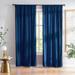 Goory Blackout Modern Energy Efficient Window Curtain Luxury Room Thermal Insulated Drapes Solid Color Rod Pocket Bedroom Curtains
