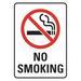Lyle No Smoking Sign 7x5in Reflctv Sheet PK2 U1-1014-RD-PK2_5x7