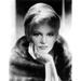Peggy Lee Head Leaning on Hand with Fur Scarf Close Up Portrait Photo Print (24 x 30)