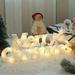 LED Christmas Letter Lights Sign Light Up Letters Sign for Night Light Battery Powered Christmas Lamp Home Bar Decoration