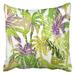 ECCOT City Tropical Summer with Palm Jungle Abstract Beach Dream Exotic Floral Garment Pillowcase Pillow Cover 16x16 inch