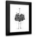 Solti Balazs 11x14 Black Modern Framed Museum Art Print Titled - Floral Ostrich