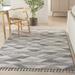 Nourison Paxton Modern & Contemporary Grey/Charcoal 4 x 6 2 Area Rug (4x8)