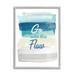Stupell Home DÃ©cor Industries Go With the Flow Nautical Beach Tone Ombre 24 x 30 Designed by Linda Woods