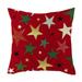 Yubnlvae Christmas Throw Pillow Covers Pillow Case 4Pc Christmas Cotton Linen Pillow Case Sofa Cushion Cover Home Decor G Christmas Throw Pillows