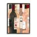 Stupell Industries Timeless Labeled Wine Champagne Bottles Vintage 16 x 20 Design by Samuel Dixon