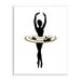 Stupell Industries Simple Ballet Ballerina Swan Dance Silhouette 10 x 15 Design by Atelier Posters
