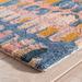 Blue/Gray 96 x 30 x 0.5 in Area Rug - Dash and Albert Rugs Paint Chip Abstract Hand Hooked Area Rug in Pink/Blue/Gray | Wayfair DA1832-258