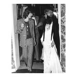 Mick & Bianca In Paris 31" X 44" Open Edition Unframed Paper in White/Black Globe Photos Entertainment & Media | 1 D in | Wayfair 4813725_1620