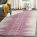 Pink/Red Rectangle 5'3" x 7'6" Indoor Area Rug - Safavieh Evoke Ivory/Fuchsia Area Rug | Wayfair EVK226F-5