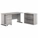 Huckins Rectangular Computer Desk Office Set Wood in Gray Laurel Foundry Modern Farmhouse® | 29.66 H x 59.57 W x 26.81 D in | Wayfair