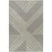 White 36 x 24 x 0.24 in Area Rug - Latitude Run® Rectangle Geometric Hand Tufted Wool/Viscose Area Rug in Gray/Mauve Viscose/Wool | Wayfair