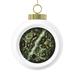 The Holiday Aisle® Trash Bag Christmas Ball Ornament Ceramic/Porcelain in Green/White | 8 H x 6 W in | Wayfair A79F0E1BE74544048FE2FBE3E6F2E9D0