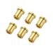 Guitar String Ferrules Through Body 1/8 Gold Tone for Electric Guitar 6 Pack