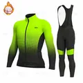 Veste de cyclisme d'hiver pour homme ensemble de maillot de vélo vêtements de cyclisme à manches