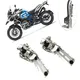 Repose-pieds avant pliants pour moto pinces pour BMW Runder GS LC R 1200 R1200 GS adv adventure