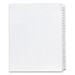 Avery Preprinted Legal Exhibit Side Tab Index Dividers Allstate Style 25-Tab 101 to 125 11 x 8.5 White 1 Set (1705) Each