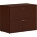 36 x 20 x 29 in. 2 x File Drawers Lateral File - Mahogany & Laminate