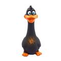 Screaming Chicken Latex Rubber Squaking Chicken Toy Novelty And Durable Rubber Chicken Ducks for Kids And Dogs Rubber Chickens Dog Chew Bite Toys 18x7cm Black
