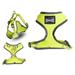 Soft Breathable High Strength Mesh Dog Harness Equipment Pet Supplies Yellow M