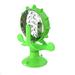 Pet Spinning Windmill Toys Slow Food Dispenser Toys Small Pets 360 Degree Rotating Windmill Suction Cup Toys Indoor Dog Cat Automatic Feeder Toys(Green)