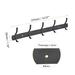 Coat Hook Rack, Stainless Steel Wall Mounted Hook Rail Wall Hangers