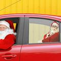 SDJMa Christmas Car Rear Window Sticker Santa Claus Car Sticker funny Car Sticker Car Window Sticker PVC Self-adhesive 3D Car Decal Christmas Car Window Decoration Car Sticker
