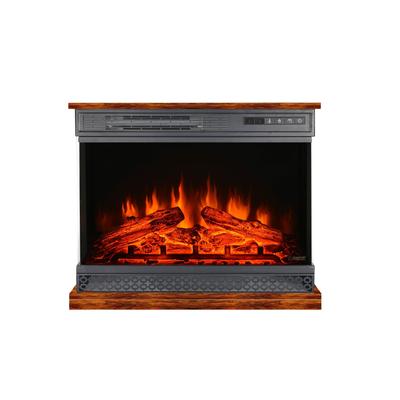 Equator 26'' Freestanding Electric Fireplace 5000BTU capacity 7LED colors fires w/ Remote