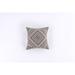 Cottage Home Multicolor Striped Geometric Cotton Throw Pillow