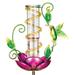 Rain Gauge Solar Stake - Hummingbird