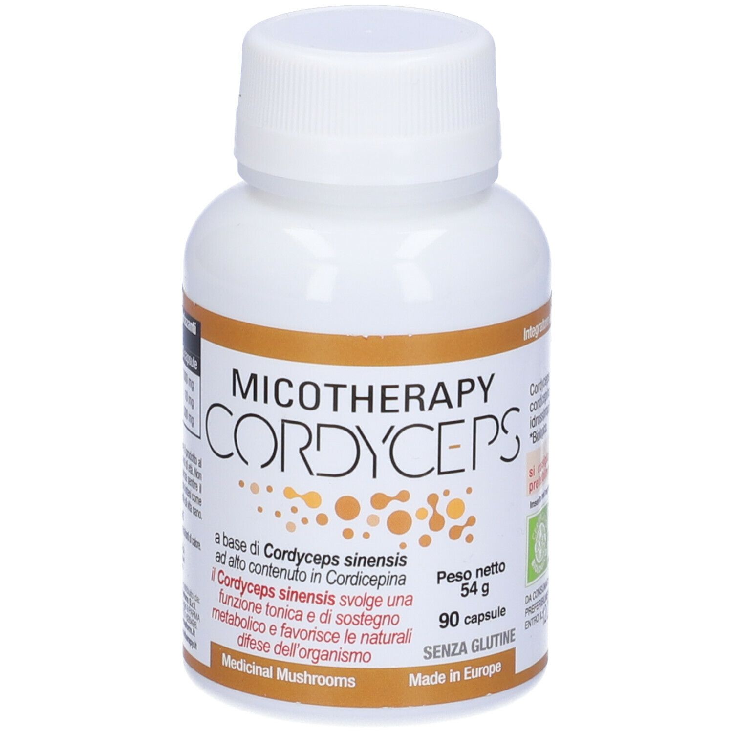 Micotherapy Cordyceps Integratore Alimentare 54 g Capsule