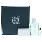 Pour Un Homme De Caron by Caron for Men - 3 Pc Gift Set 4.2oz EDT Spray 2ml EDT Spray 5.3oz Soap