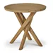 HiTeak Furniture Tulum Teak Outdoor Side Table - HLT2755