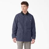 Dickies Men's Stonewashed Duck Lined Chore Coat - Navy Size XS (TCR04)