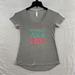 Lularoe Tops | Lularoe Classic Women’s Everyday We Wear Lularoe Logo Gray Graphic T-Shirt Xxs | Color: Gray | Size: Xxs