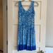 Athleta Dresses | Athleta Sleeveless Dress Xs | Color: Blue/White | Size: Xs