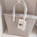 Michael Kors Bags | Nwt Michael Kors Jodie Small Logo Jacquard Tote Bag. Color Optic White | Color: White | Size: Os