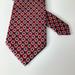 Burberry Accessories | Burberry Symmetric Powerful Navy And Red Silk Italian Tie Euc | Color: Blue/Red | Size: Os