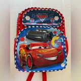 Disney Accessories | Disney Cars Lightning Mcqueen Boys Backpack - Blue/Red | Color: Blue/Red | Size: Osb