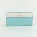 Kate Spade New York Bags | Kate Spade New York Poolside Colorblock Zip Around Large Continental Wallet Nwt | Color: Blue/White | Size: 7.5"L X 4"H X 1"D