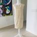 J. Crew Dresses | $230 J.Crew Linen Golg Dress Size 4 T Nwt | Color: Cream/Gold | Size: 4