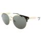 Gucci Accessories | Gucci Gg0075s 003 Gold Metal Round Sunglasses Green Lens | Color: Gold/Green | Size: 56