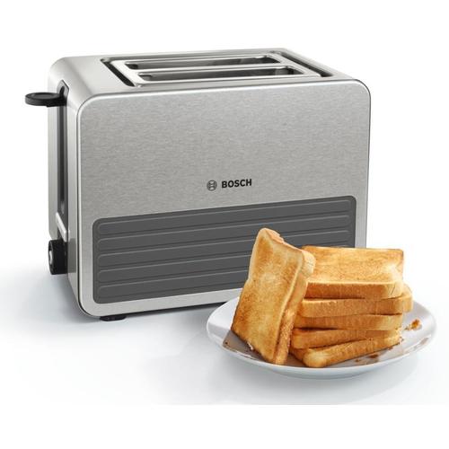 „BOSCH Toaster „“TAT7S25″“ grau 2-Scheiben-Toaster“