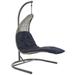 Ergode Landscape Hanging Chaise Lounge Outdoor Patio Swing Chair - Light Gray Navy